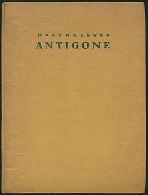 Bild des Verkufers fr Antigone. Tragdie in 5 Akten. 4. Auflage. zum Verkauf von Schsisches Auktionshaus & Antiquariat