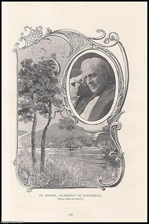 Imagen del vendedor de His Grace The Archbishop of Canterbury : Public Men at Work. An original article from the Windsor Magazine, 1896. a la venta por Cosmo Books