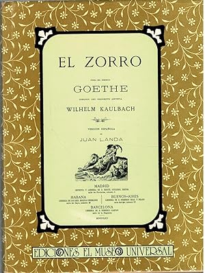 Imagen del vendedor de EL ZORRO (facsmil de la edicin de 1870) a la venta por Librera Dilogo