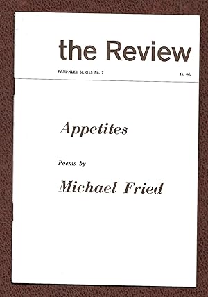 Seller image for Appetites (The Review No.13 - Pamphlet Series No.2) for sale by The Bookshop at Beech Cottage