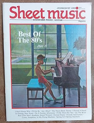 Seller image for Sheet Music Magazine: July/August 1989 (Standard Piano / Guitar) for sale by Faith In Print