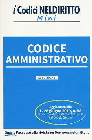 Immagine del venditore per Codice amministrativo venduto da Libro Co. Italia Srl