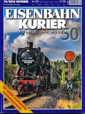 Image du vendeur pour Eisenbahn Kurier Heft 529 (10/2016): Extrastarke Jubilumsausgabe (50 Jahre). mis en vente par Versandantiquariat  Rainer Wlfel