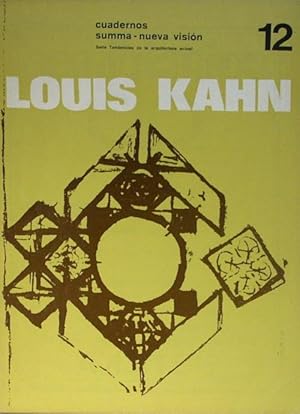 Imagen del vendedor de Cuadernos summa nueva - vision. 12. Serie Tendencias de la arquitectura actual. LOUIS KAHN a la venta por Laila Books