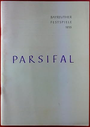 Bild des Verkufers fr Bayreuther Festspiele 1955 - Parsifal. Programm. Deutsch / English / Francais. zum Verkauf von biblion2