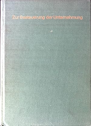 Bild des Verk�ufers f�r Zur Besteuerung der Unternehmung: Festschrift f�r Peter Scherpf zur Vollendung des 65. Lebensjahres. zum Verkauf von books4less (Versandantiquariat Petra Gros GmbH & Co. KG)