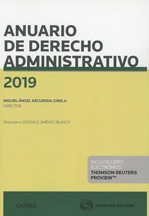 Seller image for Anuario de derecho administrativo 2019 for sale by Vuestros Libros