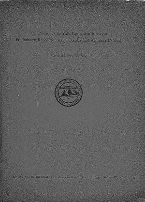 Bild des Verkufers fr The Pennsylvania-Yale Expedition to Egypt Preliminary Report for 1963: Toshka and Arminna (Nubia). (Journal of the American Research Center in Egypt). zum Verkauf von Librarium of The Hague