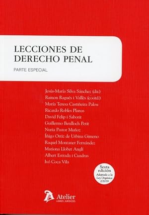 Seller image for Lecciones de derecho penal. Parte especial 2019. Adaptado a la Ley Orgnica 2/2019 for sale by Vuestros Libros
