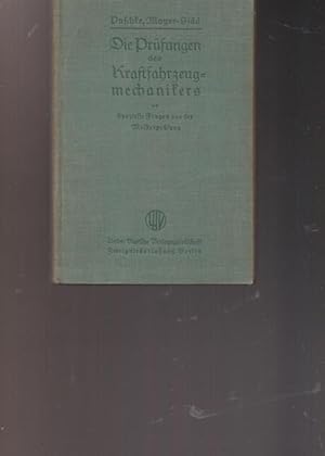 Seller image for Die Prfungen des Karftfahrzeugmechanikers. Spezielle Fragen aus der meisterprfung. for sale by Ant. Abrechnungs- und Forstservice ISHGW