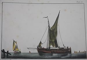 Afbeeldingen van Schepen en Vaartuigen, in Verschillende Bewegingen.