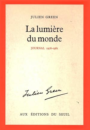 Seller image for La lumire du monde 1978-1981 for sale by Di Mano in Mano Soc. Coop