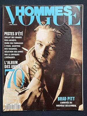 VOGUE HOMMES-N°161-JUILLET ET AOUT 1993-BRAD PITT