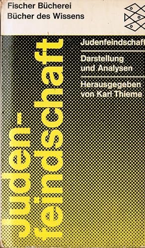 Imagen del vendedor de Judenfeindschaft : Darstellung u. Analysen. Hrsg. von / Fischer Bcherei ; 524 a la venta por Schrmann und Kiewning GbR