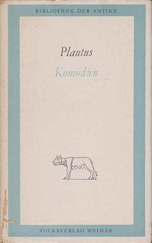 Immagine del venditore per Plautus, Titus Maccius: Komdien in zwei Bnden; Teil: Bd. 1., Amphitruo; Das Eselsspiel / Rmische Reihe venduto da Schrmann und Kiewning GbR