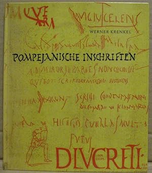 Bild des Verkufers fr Pompejanische Inschriften. zum Verkauf von Nicoline Thieme