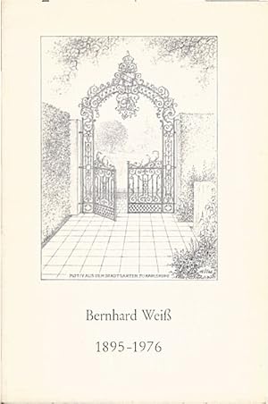 Seller image for Bernhard Weiss (1895 - 1976) als Zeichner seiner badischen Heimat. [Ausstellung d. Generallandesarchivs in d. Ausstellungsrumen d. Bad. Landesbibliothek Karlsruhe vom 6. Juni bis zum 16. Juli 1977] / im Auftr. d. Arbeitsgemeinschaft fr Geschichtl. Landeskunde am Oberrhein e.V. hrsg. von Hansmartin Schwarzmaier for sale by Schrmann und Kiewning GbR