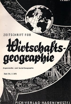 Seller image for Zeitschrift fr Wirtschaftsgeographie. Heft 5, 14. Jahrgang. / Herausgeber: Irmfried Siedentop for sale by Schrmann und Kiewning GbR