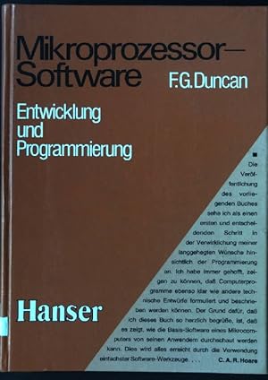 Imagen del vendedor de Mikroprozessor-Software : Entwicklung u. Programmierung. a la venta por books4less (Versandantiquariat Petra Gros GmbH & Co. KG)