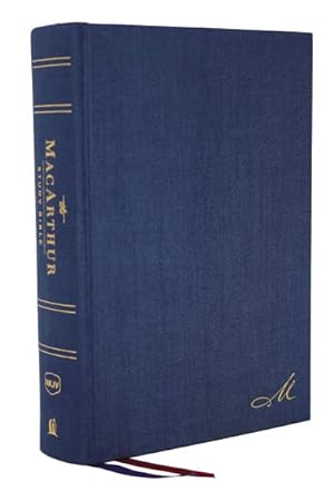 Immagine del venditore per MacArthur Study Bible : New King James Version, Blue, Comfort Print: Unleashing God's Truth One Verse at a Time venduto da GreatBookPrices