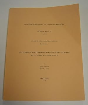 Late Prehistoric Bison Procurement in Southeastern New Mexico: The 1977 Season at the Garnsey Site