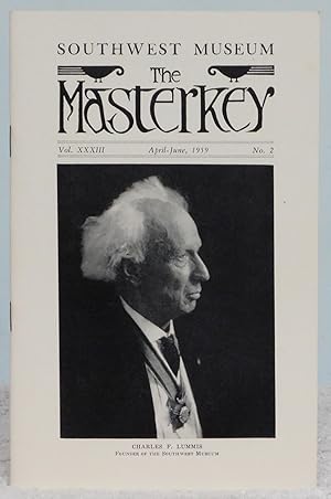 Bild des Verkufers fr The Masterkey Vol. XXXIII April-June, 1959 No. 2 zum Verkauf von Argyl Houser, Bookseller