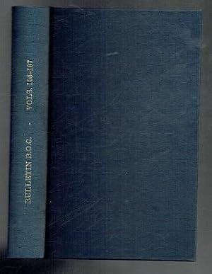 Image du vendeur pour Bulletin of the British Ornithologists' Club Volume 105-107 1985-1987 (in 1 volume) mis en vente par Sonnets And Symphonies