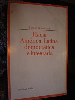 Seller image for Hacia Amrica Latina democrtica e integrada for sale by Librera Antonio Azorn