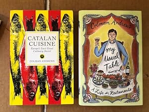 Imagen del vendedor de My Usual Table A Life in Restaurants & Catalan Cuisine (2 books) a la venta por The Groaning Board