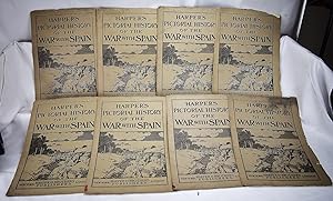Image du vendeur pour Harper's pictorial history of the war with Spain (8 parts, issues) mis en vente par Sequitur Books