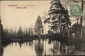 Ansichtskarte / Postkarte Châtenay Malabry Hauts de Seine, Le Lac des Pepinieres