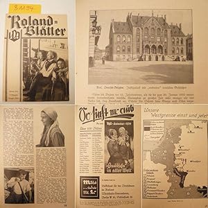 Roland-Blätter Februar 1934, 8.Jahrgang Dieses Buch wird von uns nur zur staatsbürgerlichen Aufkl...