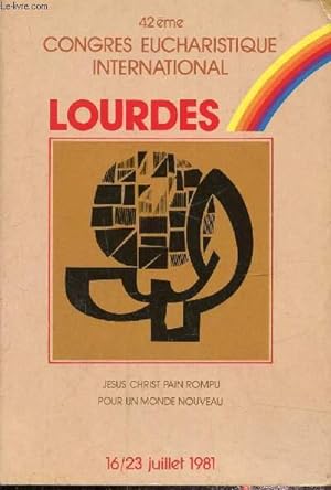 Seller image for 42 me congrs eucharistique international Lourdes for sale by Le-Livre