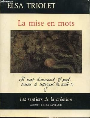 Seller image for La mise en mots for sale by Le-Livre