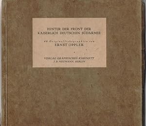 Bild des Verkufers fr Hinter der Front der Kaiserlich Deutschen Sdarmee. 48 Originallithographien von Ernst Oppler, Karpathen 1915. zum Verkauf von Antiquariat Dwal