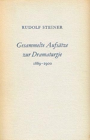 Gesammelte Aufsätze zur Dramaturgie, 1889-1900.