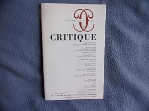 Critique n° 461