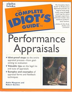 Seller image for The Complete Idiot's Guide to Performance Appraisals for sale by Ye Old Bookworm