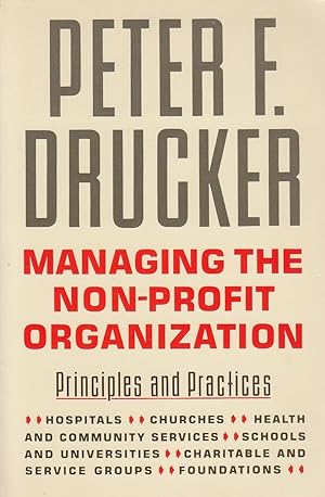 Immagine del venditore per Managing the Non-Profit Organization Principles and Practices venduto da Ye Old Bookworm