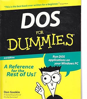 Imagen del vendedor de DOS for Dummies a la venta por Ye Old Bookworm