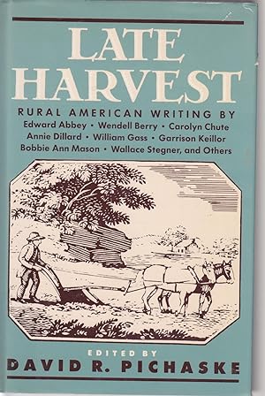 Seller image for Late Harvest Rural American Writing for sale by Ye Old Bookworm