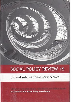 Imagen del vendedor de Social Policy Review 15 UK and International Perspectives a la venta por Ye Old Bookworm