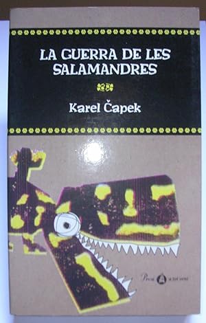 Imagen del vendedor de LA GUERRA DE LES SALAMANDRES. Traducci de Nria Mirabet a la venta por LLIBRES del SENDERI