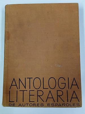 Seller image for Antologa literaria de autores espaoles for sale by Libros Nakens