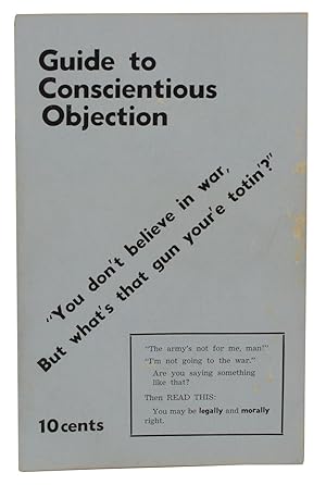 Imagen del vendedor de Guide to Conscientious Objection a la venta por Burnside Rare Books, ABAA