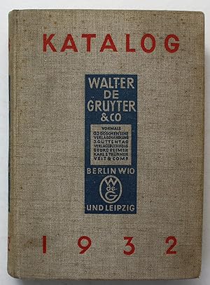 Katalog 1749-1932.