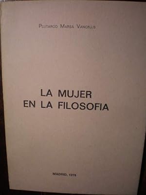 Bild des Verkufers fr La mujer en la filosofa zum Verkauf von Librera Antonio Azorn