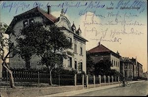 Ansichtskarte / Postkarte Lucka im Kreis Altenburger Land, Bahnhofstraße