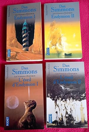 Seller image for LES VOYAGES D'ENDYMION complet en 4 volumes : ENDYMION (tomes 1 & 2) + L'EVEIL D'ENDYMION (tomes 1 & 2 ) for sale by LE BOUQUINISTE