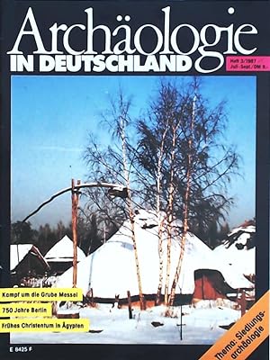 Image du vendeur pour Archologie in Deutschland - Heft 3, 1987: Siedlungsarchologie mis en vente par Leserstrahl  (Preise inkl. MwSt.)